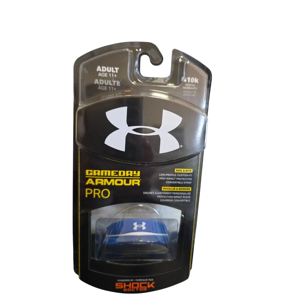 Under Armour Gameday PRO Adult (Age 11+) Blue Mouth Guard, 1 Pack
